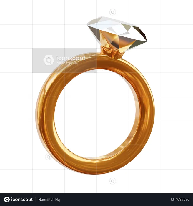 Ring  3D Icon