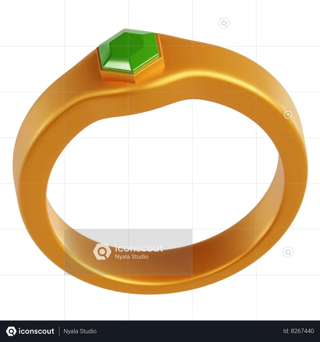 Ring  3D Icon