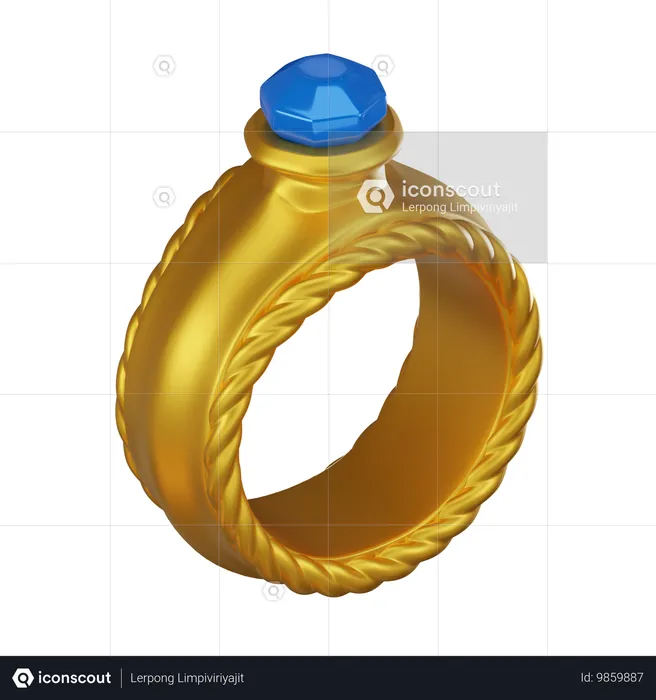 Ring  3D Icon