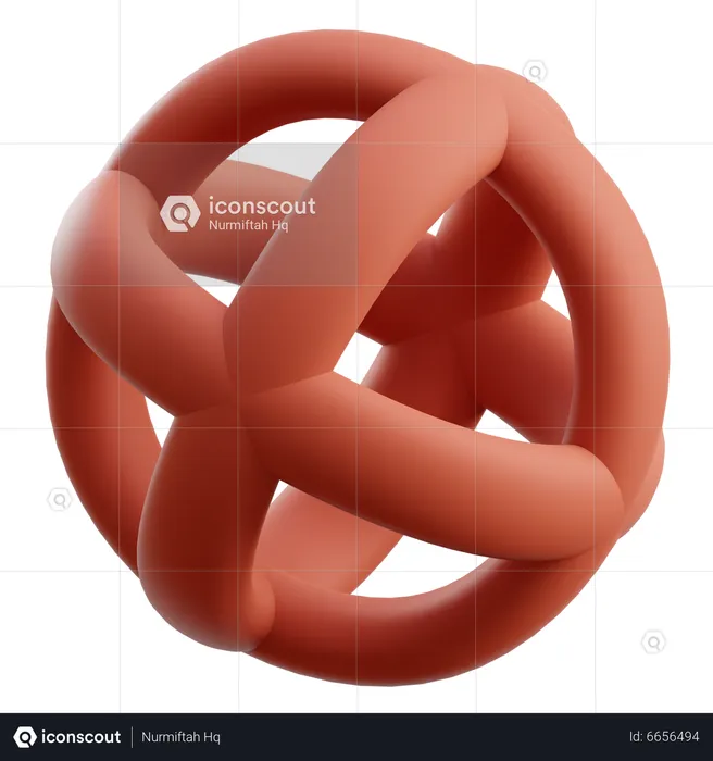 Ring Abstract Shape  3D Icon