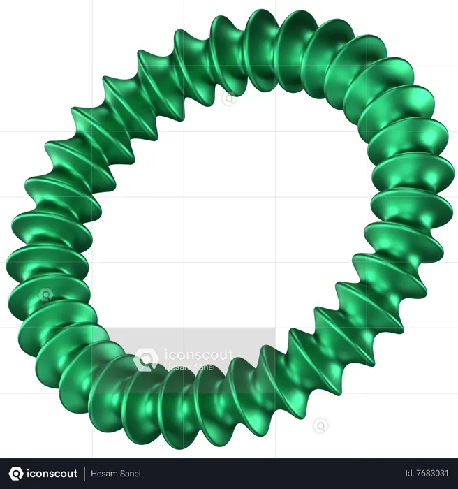 Ring Abstract Shape  3D Icon