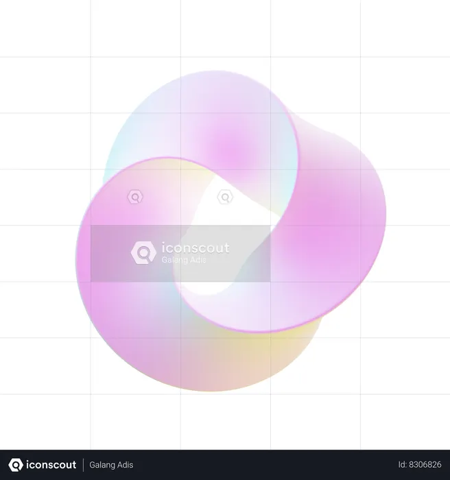 Ring Abstract Shape  3D Icon