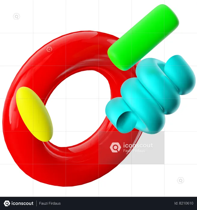 Ring Abstract Shapes  3D Icon