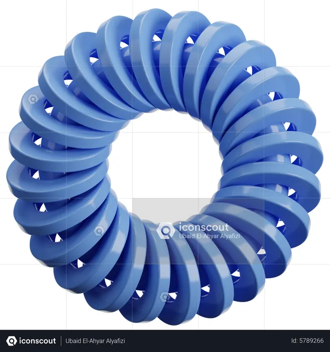 Ring abstrakte Form  3D Icon