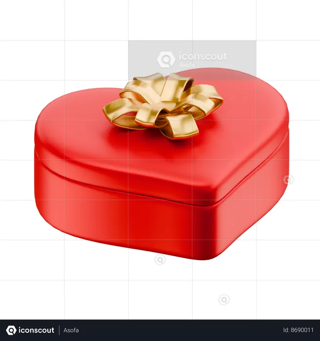 Ring Box  3D Icon