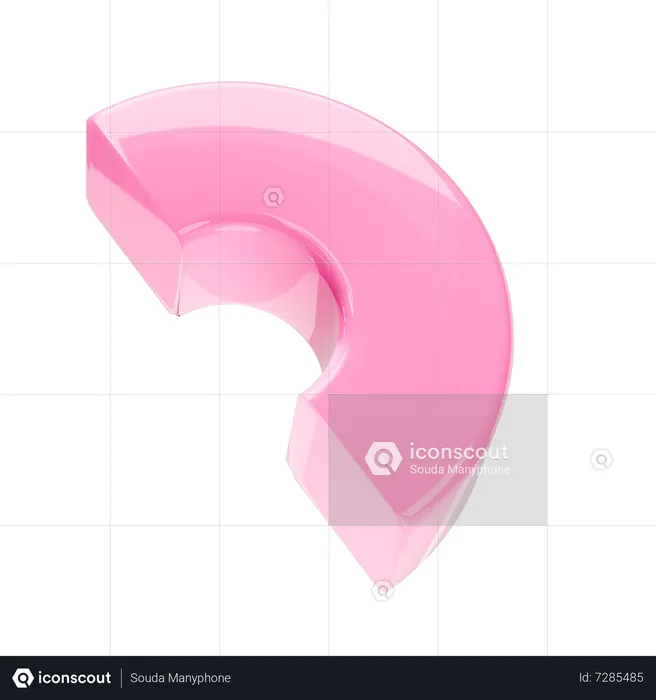 Ring Cut Shape  3D Icon