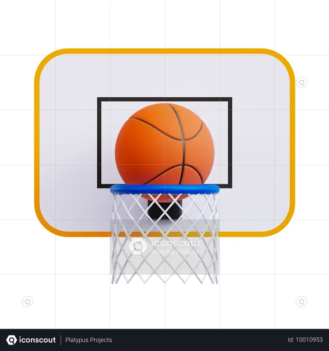 Anneau de basket  3D Icon