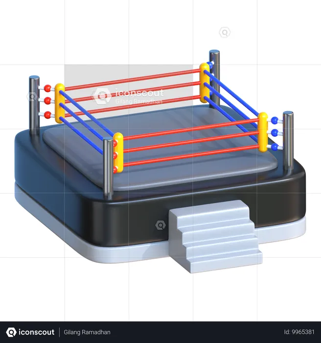 Ring de boxe  3D Icon