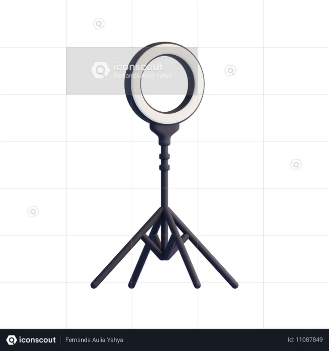 Ring Light  3D Icon