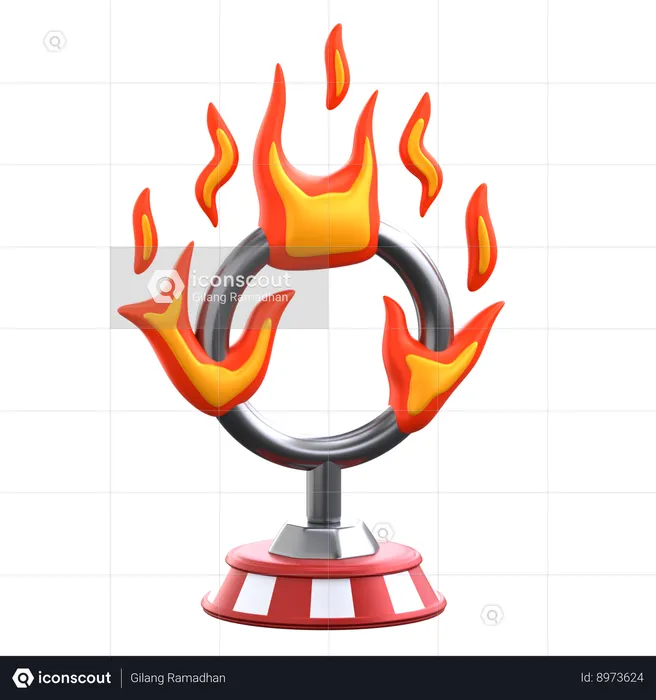 Ring Of Fire  3D Icon