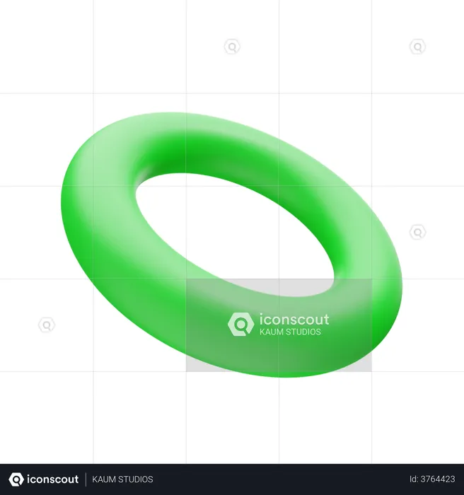 Ring Shape  3D Illustration