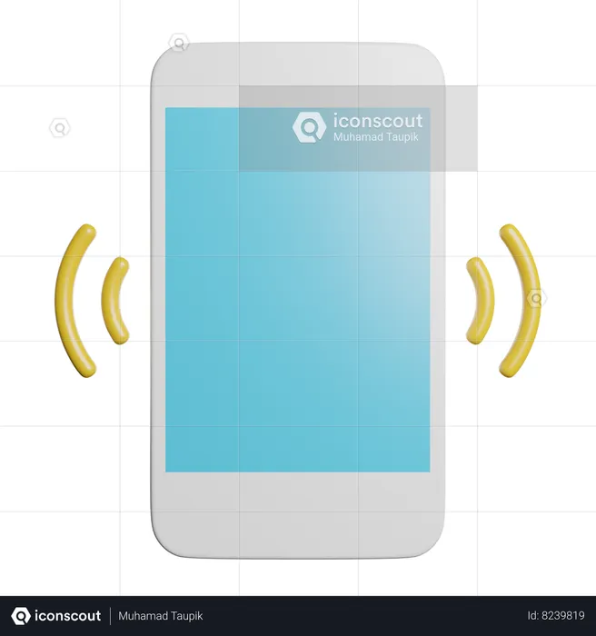 Ringing Phone  3D Icon