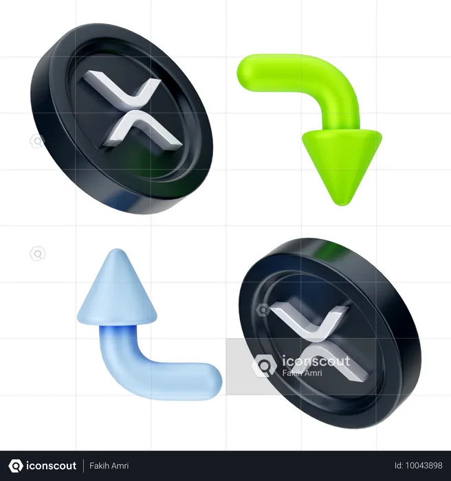 Échange d'ondulations  3D Icon