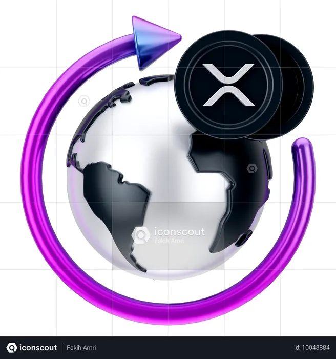 Ripple Exchange  3D Icon