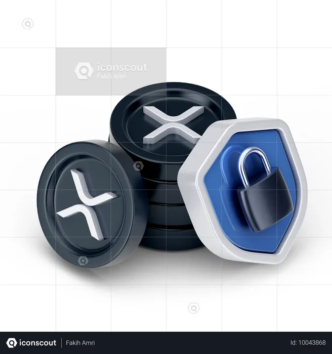 Ripple-Sicherheit  3D Icon