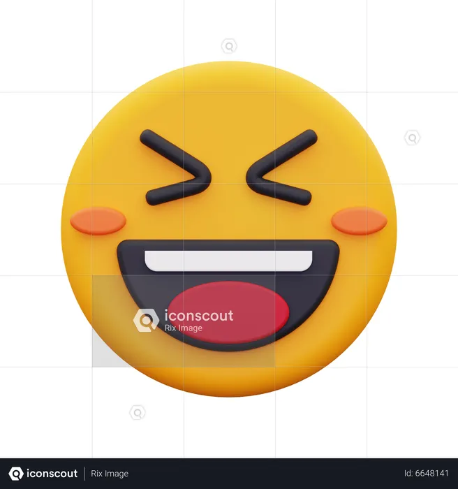 Rire Emoji 3D Icon