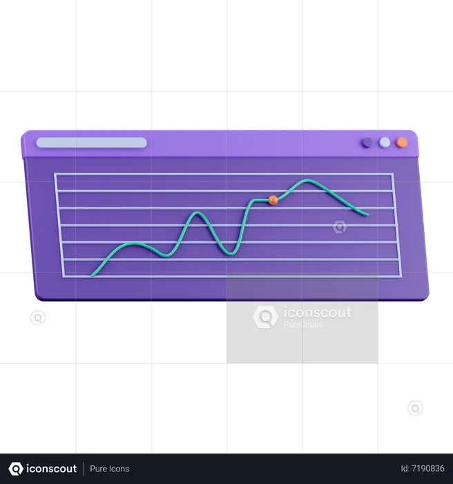 Rising Chart  3D Icon