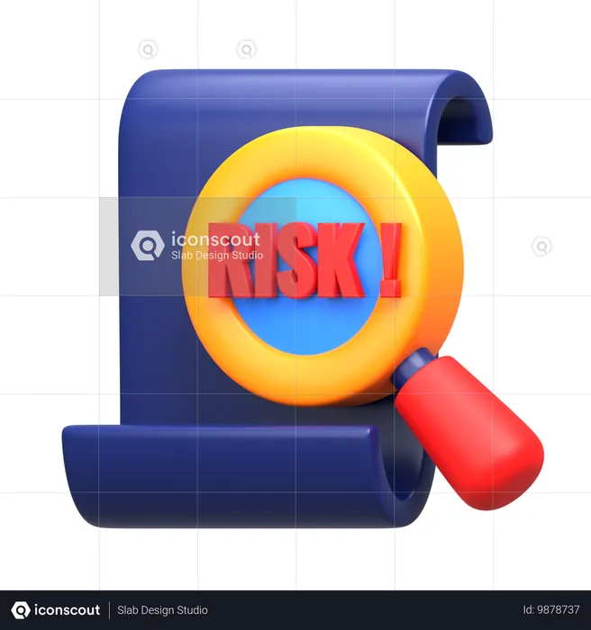 Risk Analysis  3D Icon