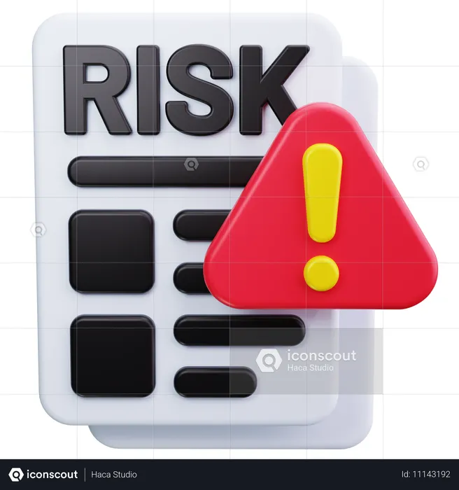 Risk Management  3D Icon