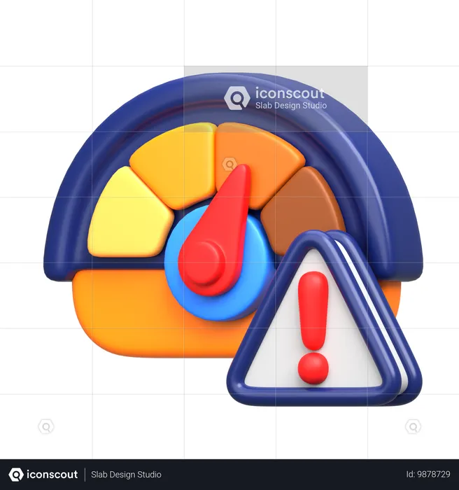 Risk Measurement  3D Icon