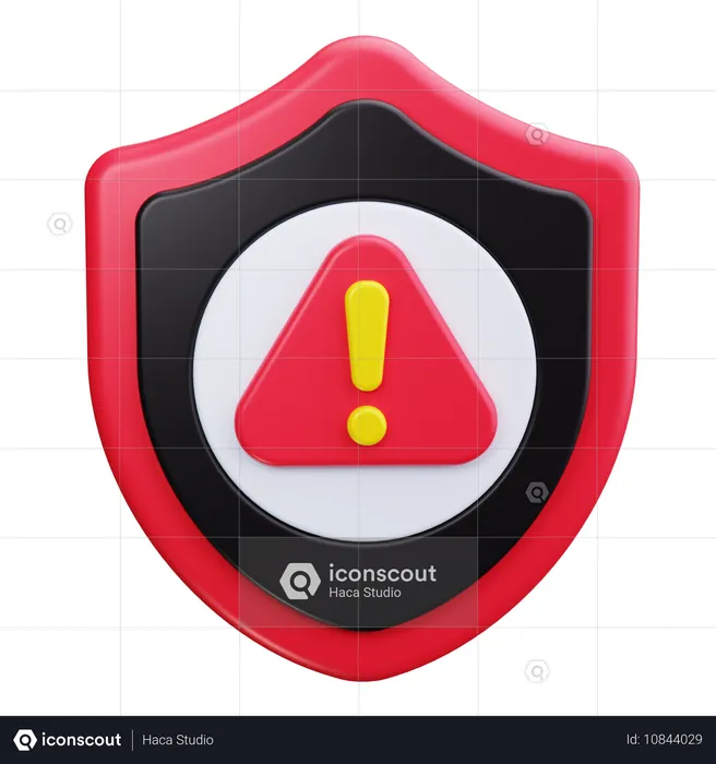 Risk Shield  3D Icon