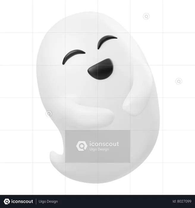 Fantasma rindo  3D Icon