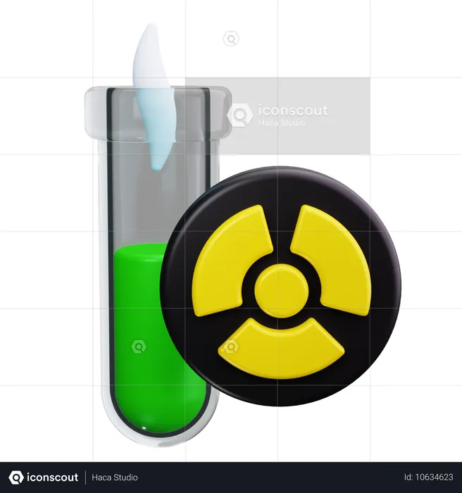 Danger chimique  3D Icon