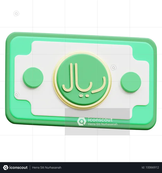 Riyal  3D Icon