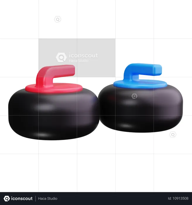 Curling  3D Icon