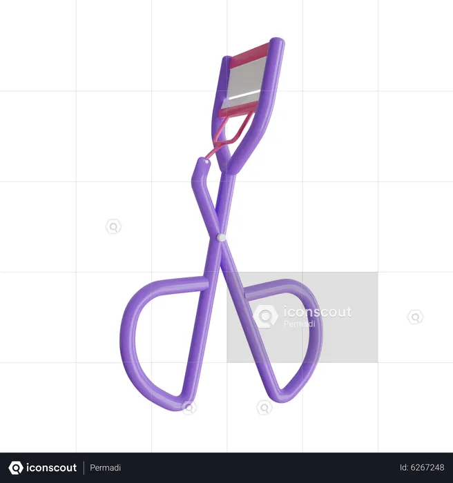 Rizador de pestañas  3D Icon