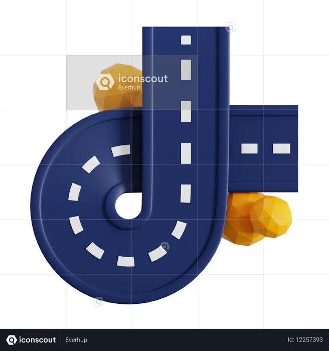 道  3D Icon