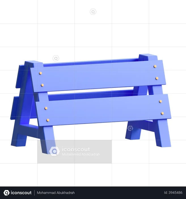 Road Barrier  3D Illustration