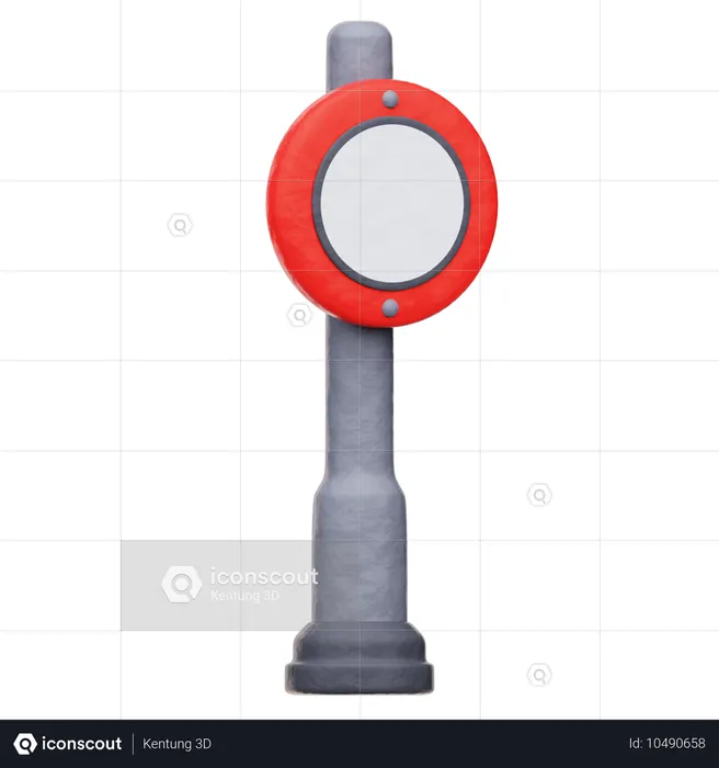 Road Sign  3D Icon