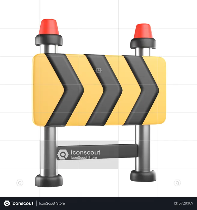 Roadblock  3D Icon