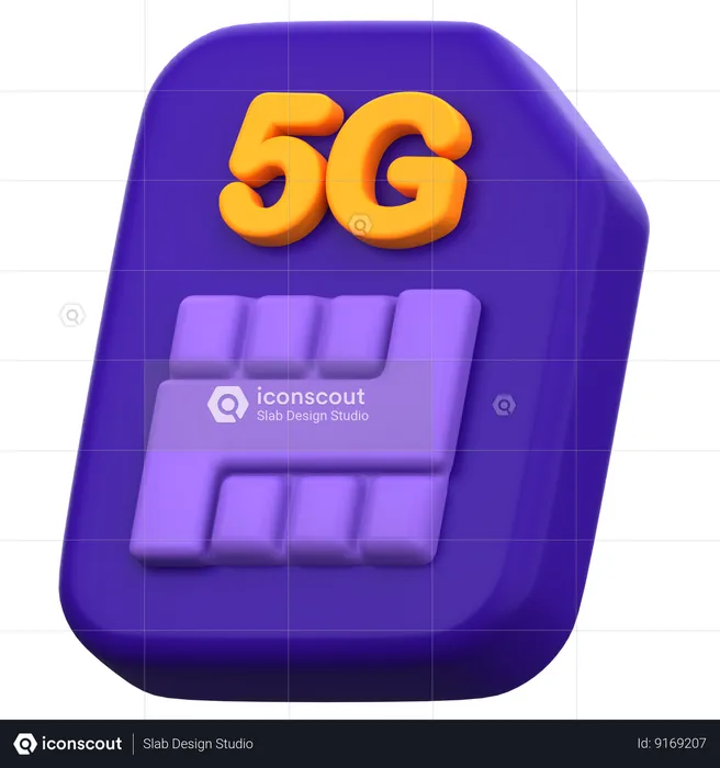 Roaming de dados 5g  3D Icon