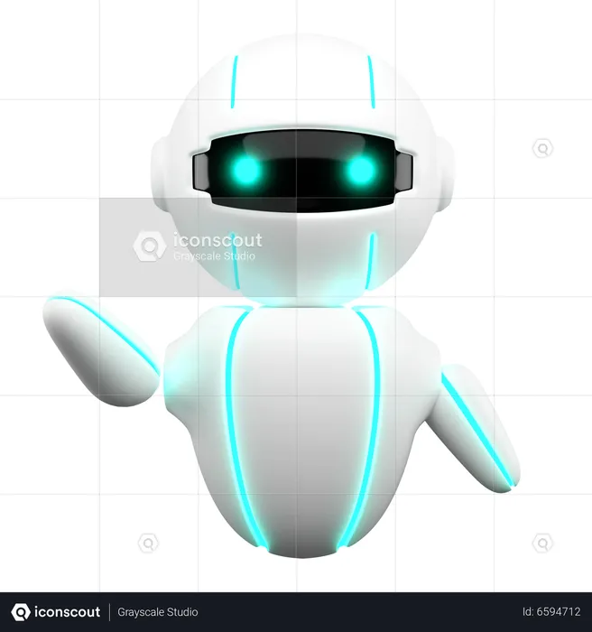 Robô  3D Illustration