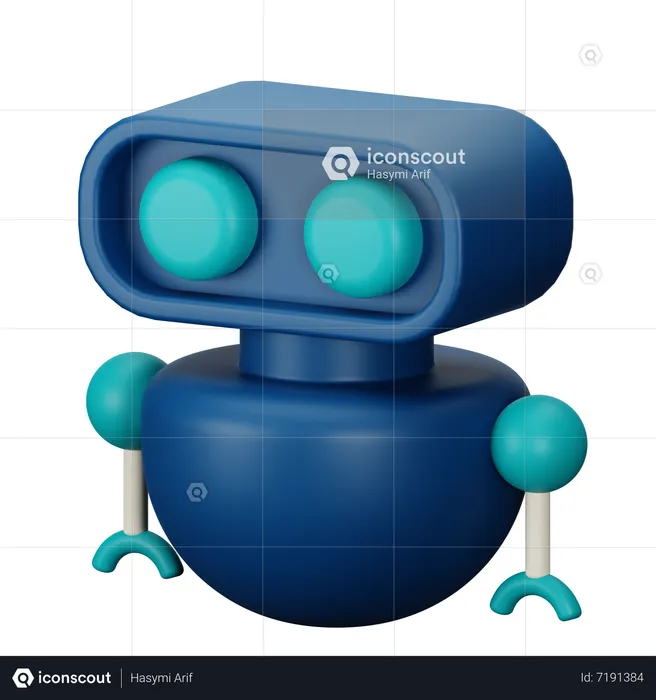 Robô  3D Icon