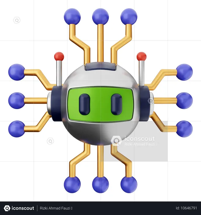 Você tem um robô  3D Icon