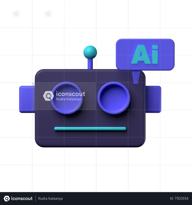 Robo Ai  3D Icon