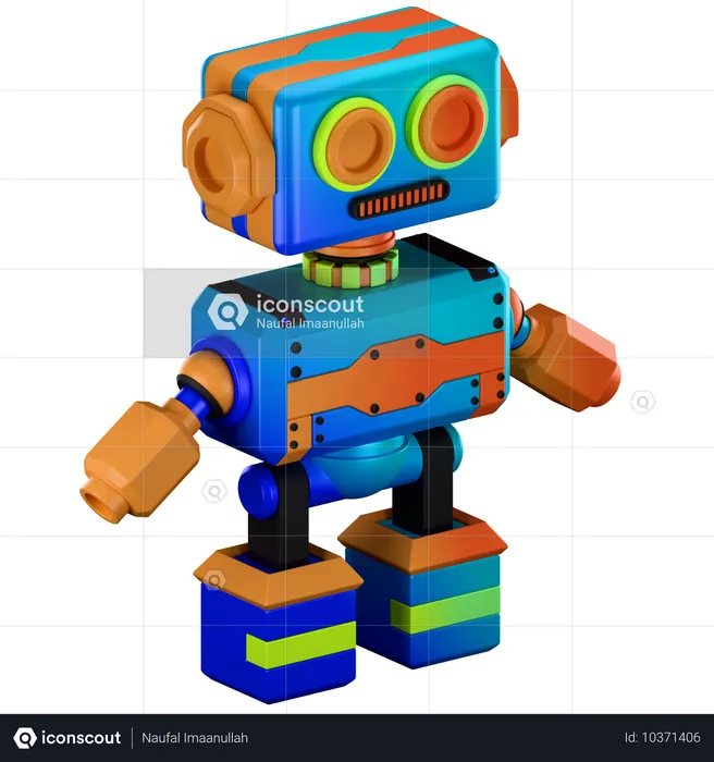 Brinquedo robô  3D Icon