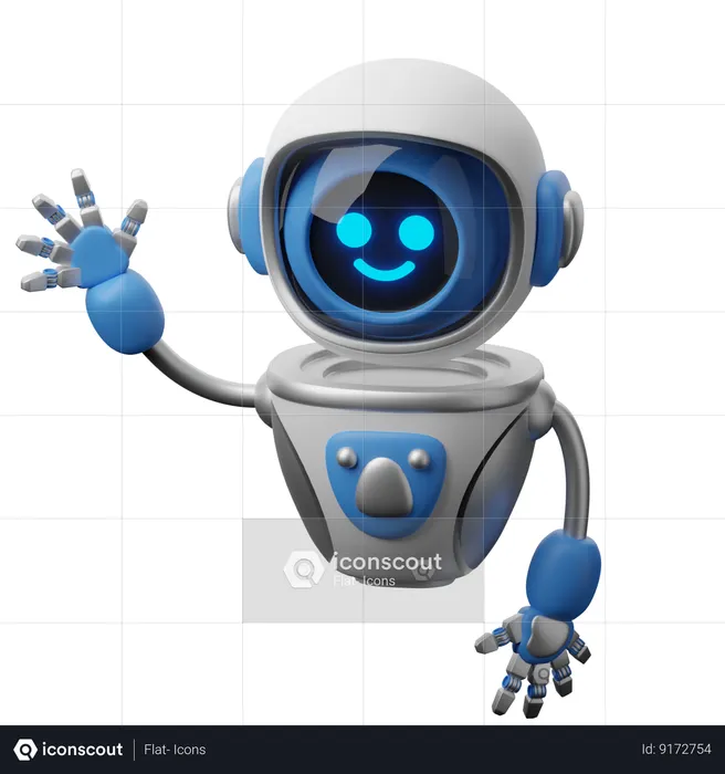 Robô espacial  3D Icon