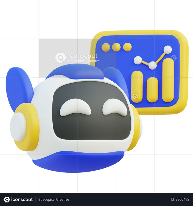 Robot  3D Icon