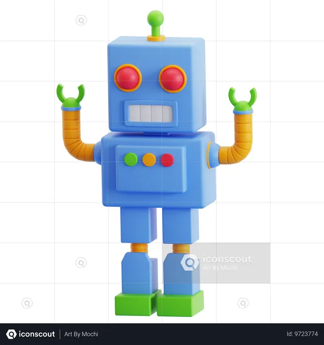 Robot  3D Icon