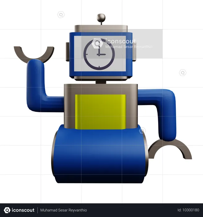 Robot  3D Icon