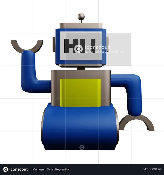 Robot  3D Icon