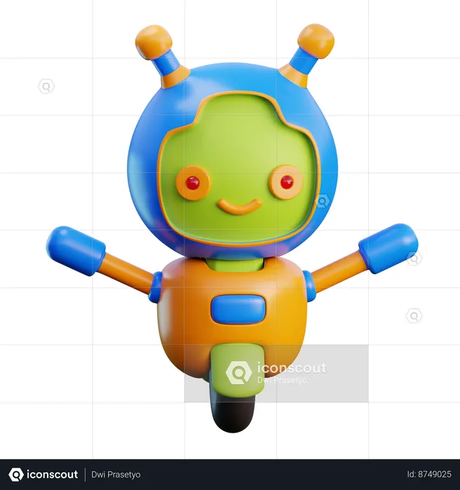 Robot  3D Icon