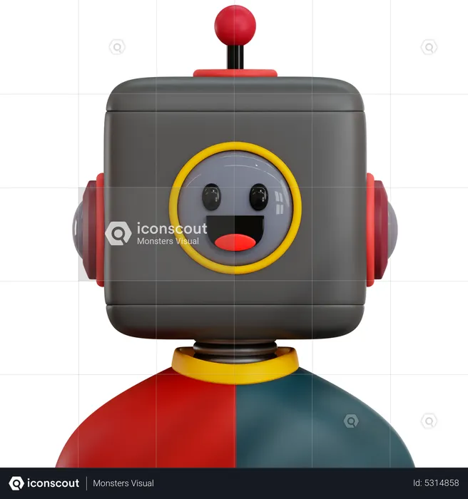 Robot  3D Icon