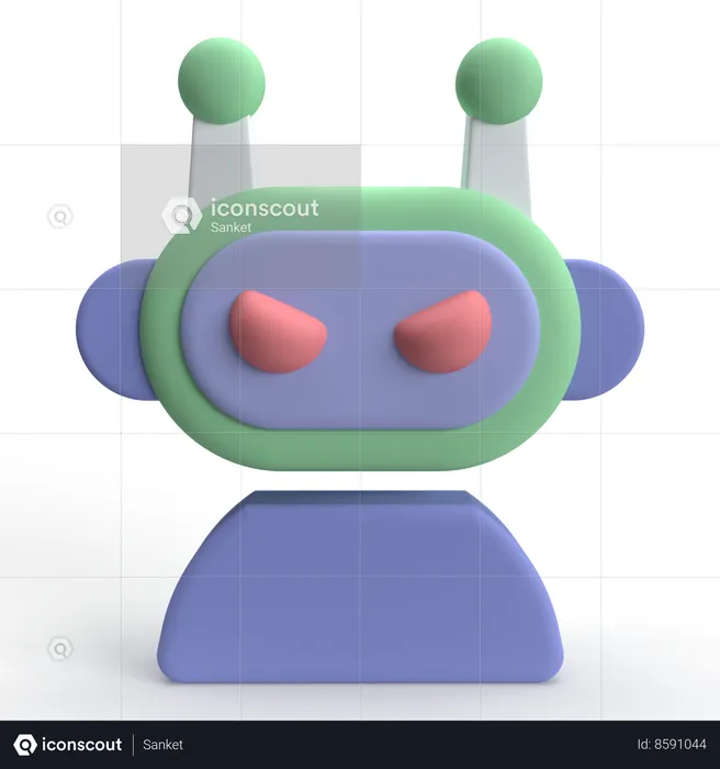 Robot  3D Icon