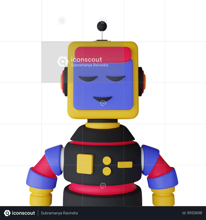 Robot  3D Icon