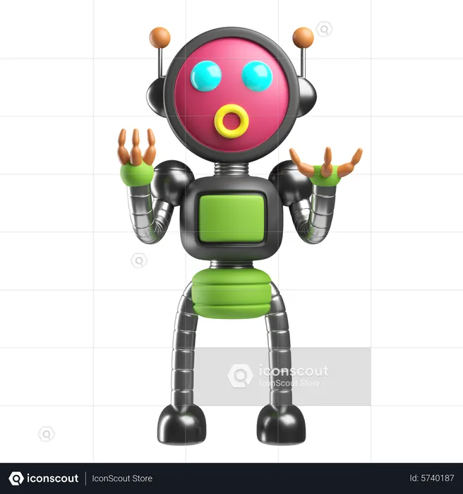 Robot  3D Icon